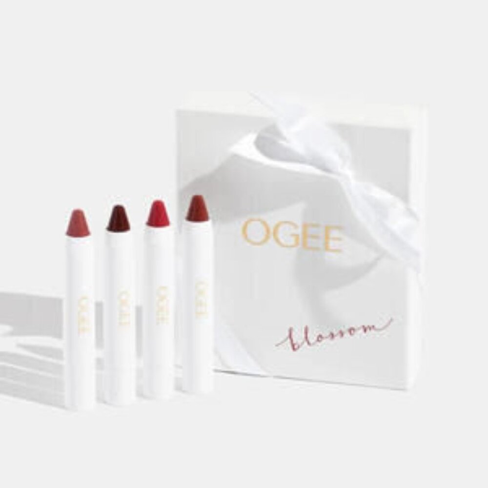 New OGEE Blossom Nude Tinted Sculpted Conditioning Lip Stick Set of 4 MSRP$112 - Picture 3 of 6
